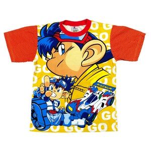 Bakusou Kyoudai Let's & Go!! Magnum Saber Vintage Anime Japanese Shirt Sz Small